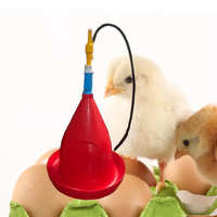 Buveur automatique de mamelon de poulet nouveau type Abreuvoir de cloche de Plasson pour la volaille d'oiseaux de poulet