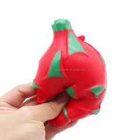Jouet de fruits à presser personnalisé Squishy Fruits citron fraise/tomate jouet en mousse PU Squeeze Foods jouets anti-stress imprimer logo usine
