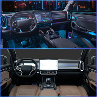 Lampe d'ambiance intérieure automobile TMPRO pour Chery Jetour T2/Traveler 2023-2026, lumière ambiante dynamique symphonique, contrôle par application Bluetooth