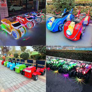 Commercial Street Set up a Stall Make Money Children Amusement Equipment Excavator Driving Car Double Seat Bumper Car - Product Image 4