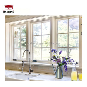Ventanas Corredizas Modernas de PVC, Ventanas Arqueadas de Vidrio Simple/Doble, Rejillas para Cocina y Baño, Apertura Horizontal, Aislamiento Acústico - Product Image 4