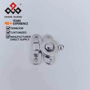 Khóa hộp hợp kim kẽm, khóa ngăn kéo, khóa tủ, khóa kim loại hình sừng cho hộp trang sức, rương gỗ, túi hành lý, phụ kiện - Product Image 3