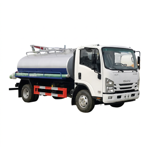 Isuzu 4X2 Small 5m3 6000 Liters Septic Tank Truck for Sale Vacuum Feces Suction Truck. - Product Image 1