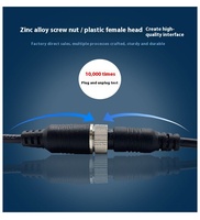 GX12 Factory Direct 2-Core Aviation Plug Line 3-Hole 4-Pin 5P6 Male Female Connector Customizable Injection Circular Connectors