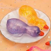 Jouet sensoriel anti-stress en forme de canard en maltose, rebond lent, à pincer, pour adultes