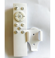 Control Remoto Universal IR de 14 Teclas para Ventiladores de Techo/Pared, con Temporizador, Modo de Secuencia de Luces y Función de Aprendizaje. Controlador de Repuesto Metálico y Plástico, Listo para Usar
