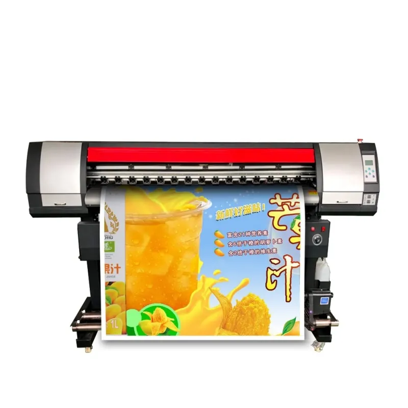 Fabbrica 70sqm/h Stampante Digitale 1.6m 1.8m 3.2m Cina Epson 4720 plotter di Grande formato poster eco stampante solvente