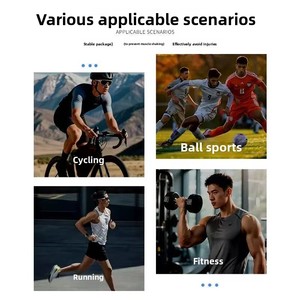 Wholesale Durable Polyester Footless Calf <b>Socks</b> Fixed Leg Guards Bottomless Sports Football Protective Gear - Product Image 3