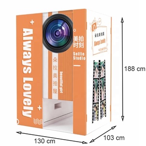 Machine Photobooth Miroir Selfie SLR avec Écran Tactile 21,5 Pouces, Imprimante Libre-Service, Caméra Distributrice Automatique Multi-Joueurs pour Photos - Product Image 3