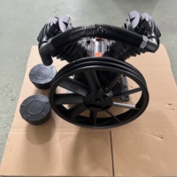 Cabezal de Bomba de Aire de 5HP, Tipo V, Bicilíndrico, Lubricado con Aceite, con Filtro de Aire