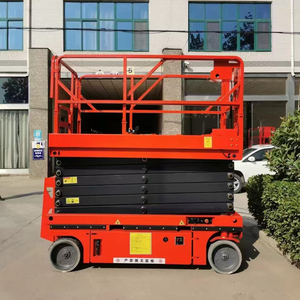 Elevador de tijera de un hombre móvil aéreo pequeño Plataformas de trabajo aéreas autopropulsadas Elevadores de tijera hidráulicos - Product Image 4