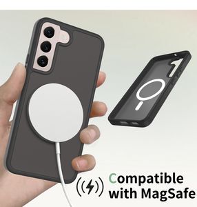 Custodia di Lusso Traslucida per Cellulare con Anello Magnetico Sensazione Pelle per <span class=keywords><strong>Samsung</strong></span> Galaxy <span class=keywords><strong>S22</strong></span> Cover Personalizzata - Product Image 4