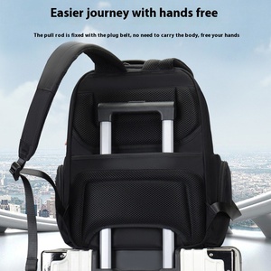 กระเป๋าเป้สะพายหลังใส่แล็ปท็อปความจุขนาดใหญ่ใช้ได้ทุกเพศกระเป๋าสไตล์ธุรกิจใหม่ทันสมัยวัสดุบุผ้าไนล่อนทนทานกันน้ำฟีเจอร์แอร์ - Product Image 2