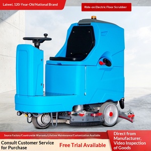 Ride-On Scrubber Industrial Washing <b>Machine</b> Washing Truck Commercial Washing <b>Machine</b> Warehouse Workshop <b>Cleaning</b> Equipment - Product Image 1