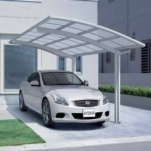 Abri de voiture en aluminium résistant à la corrosion avec toit en polycarbonate pour les zones côtières ou humides - Product Image 6