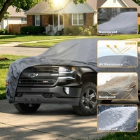 Housse de protection intégrale pour pick-up en tissu Oxford toutes saisons, imperméable, protège la peinture de la voiture, 90 % de rejet UV, anti-soleil, anti-poussière, tailles personnalisées