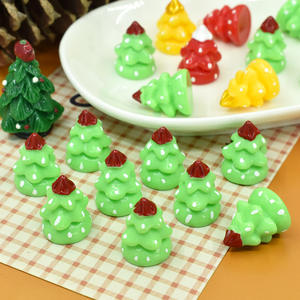 CHENXI - Adornos de Resina para Decoración de Fundas de Teléfono, Manualidades para Niños, Adornos Navideños para Árbol de Navidad, 20x15mm, 3 Colores Pintados - Product Image 6