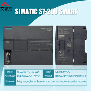 Nuevo Controlador PLC Original 6ES7288-1CR40-0AA1 CPU CR40 Módulo AC/DC/relé 24DI/16DO SIMATIC S7-200 SMART 6es7 288-1cr40-0aa1 - Product Image 1