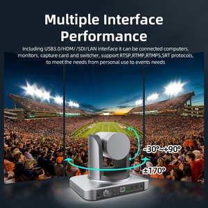 Cámara PTZ con Seguimiento IA de 30x Ópticos, 4K 60fps, Voz, HDMI/SDI/USB3.0/IP PoE+ NDI para Captura de Conferencias en Iglesias MC550 30x Ópticos - Product Image 6