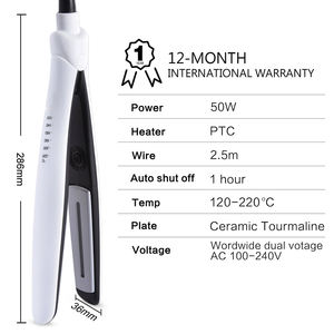 专业陶瓷涂层直发器 4 合 1 电动 LED 红外线直发器 多温度设置 适合酒店 - Product Image 5