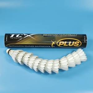 Pluma de bádminton <span class=keywords><strong>TCX</strong></span> PLUS de primera calidad con plumas de ganso y corcho natural, nuevo modelo de pluma de bádminton <span class=keywords><strong>TCX</strong></span> - Product Image 6