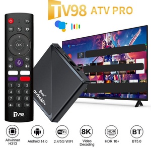 Nuevo TV Box Android 14 TV98 ATV Pro Smart Box Allwinner H313 Reproductor Multimedia de 8K con Cuatro Núcleos y WiFi para Películas y TV - Product Image 5