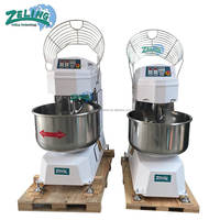 Mélangeur à spirale électrique commercial robuste 200L 75KG en acier inoxydable neuf, haute absorption d'eau pour farine de blé industrielle