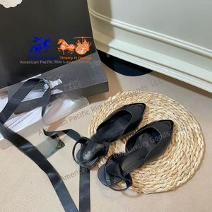 Zapatos de Ballet con Cordones de Alta Calidad para Mujer, Marca CC, Punta Cerrada, Parte Superior de Cuero Vacuno, Tendencia de Moda para Todas las Temporadas - Product Image 2