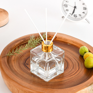 Gardenia Scent Decorative Modern Small Square Bottle <strong>Reed</strong> <strong>Diffuser</strong> <strong>for</strong> Home - Product Image 4