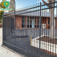 Clôture en métal galvanisé de haute qualité avec revêtement PVC, 8 pieds, design naturel écologique, en acier zingué, pour l'Australie