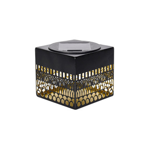 Lámpara Proyector Solar de Hierro Forjado, Impermeable para Exteriores, con Patrón de Mandala, Lámpara Ambiental para Decoración de Jardín y Patio - Product Image 5