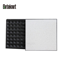 GETEKnet ODM Système de plancher surélevé antistatique (cérémique) en treillis d'acier 600 x 600 mm pour salle de données et salle de serveurs, en acier SPCC trempé