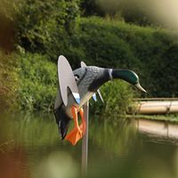 Canard motorisé télécommandé personnalisé pour la chasse en extérieur, leurre vibrant pour oiseaux aquatiques, alimenté par batterie