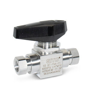 Válvula de Bola Manual de Alta Presión Tipo Trunnion de 6000 PSI para Gasolineras, Personalizable OEM - Product Image 2