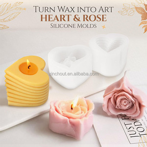 Fournitures pour la fabrication de bougies avec cire de soja, mèches, moules en silicone, colorants et plus encore, kit de fabrication de bougies DIY pour adultes, ensemble d'art et d'artisanat pour débutants - Product Image 5