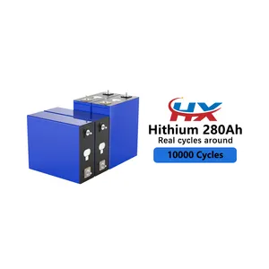 HX 3.2v baterai hi-um 280ah baterai prisma sel Kelas A Lifepo4 280 10000 siklus hidup untuk sistem penyimpanan energi