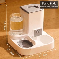 Nouveau distributeur d'eau automatique pour animaux de compagnie distributeur d'eau 2 en 1 bol pour chat et chien fournitures pour animaux de compagnie