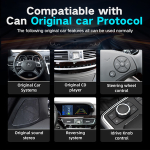 10.25 "inch không dây xe Carplay tự động màn hình xe đa phương tiện cho Mercedes Benz S Class w221 2010-2013 Android 13 đài phát thanh - Product Image 3