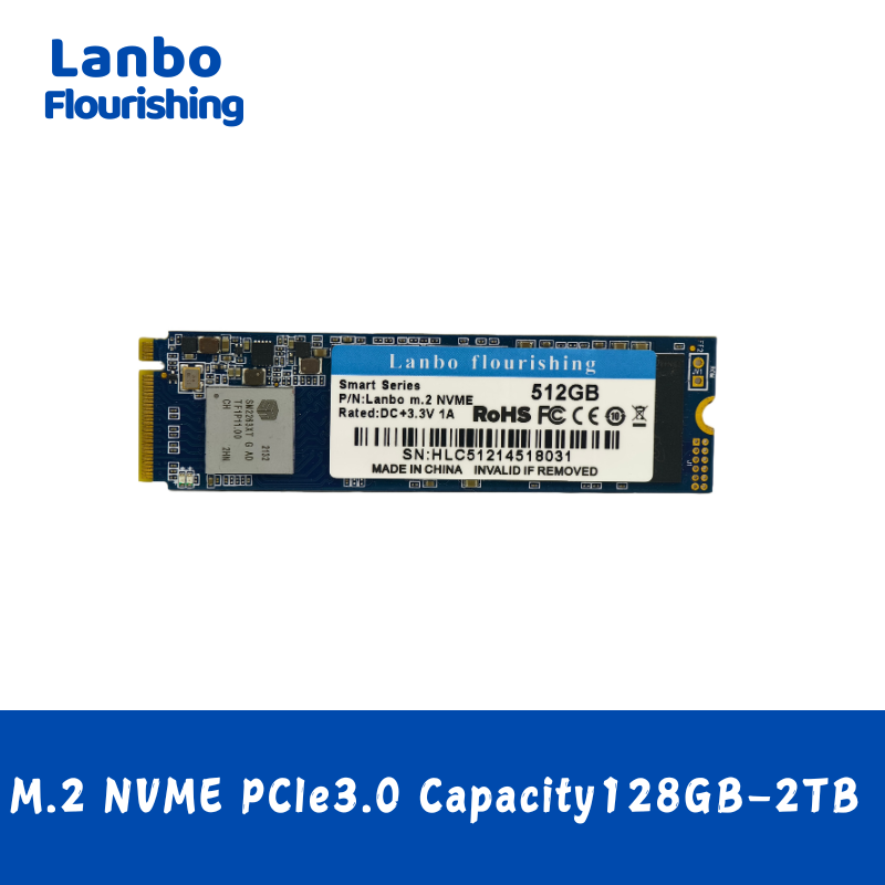 M.2 NVME PCIE3.0 256GB 1TB SSD New TLC NAND Flash SATA Expansion
