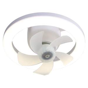DB 5 Blade DC Motor <b>Ceiling</b> <b>Fan</b> With <b>LED</b> Light Remote Control 3 Colors 3 Speeds ABS Body Modern Design Flush Mount - Product Image 3