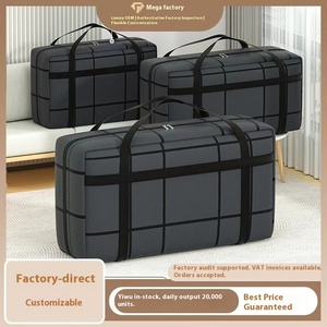 Sac <span class=keywords><strong>de</strong></span> rangement sous vide portable grande capacité pour literie <span class=keywords><strong>de</strong></span> salon, <span class=keywords><strong>housse</strong></span> en tissu épais anti-poussière et anti-humidité - Product Image 2