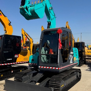 Excavadora Kobelco SK75SR Usada de 7 Toneladas, Gran Potencia, Venta de Stock. Excavadoras Usadas Kobelco SK75-8, SK135, SK350, SK75, SK55, SK50, Mini Excavadora de Orugas. - Product Image 5