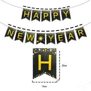 Forniture per feste <span class=keywords><strong>di</strong></span> <span class=keywords><strong>capodanno</strong></span> striscione <span class=keywords><strong>di</strong></span> Foil <span class=keywords><strong>di</strong></span> buon anno e pon pon per decorazioni NYE nuovo arrivo - Product Image 4