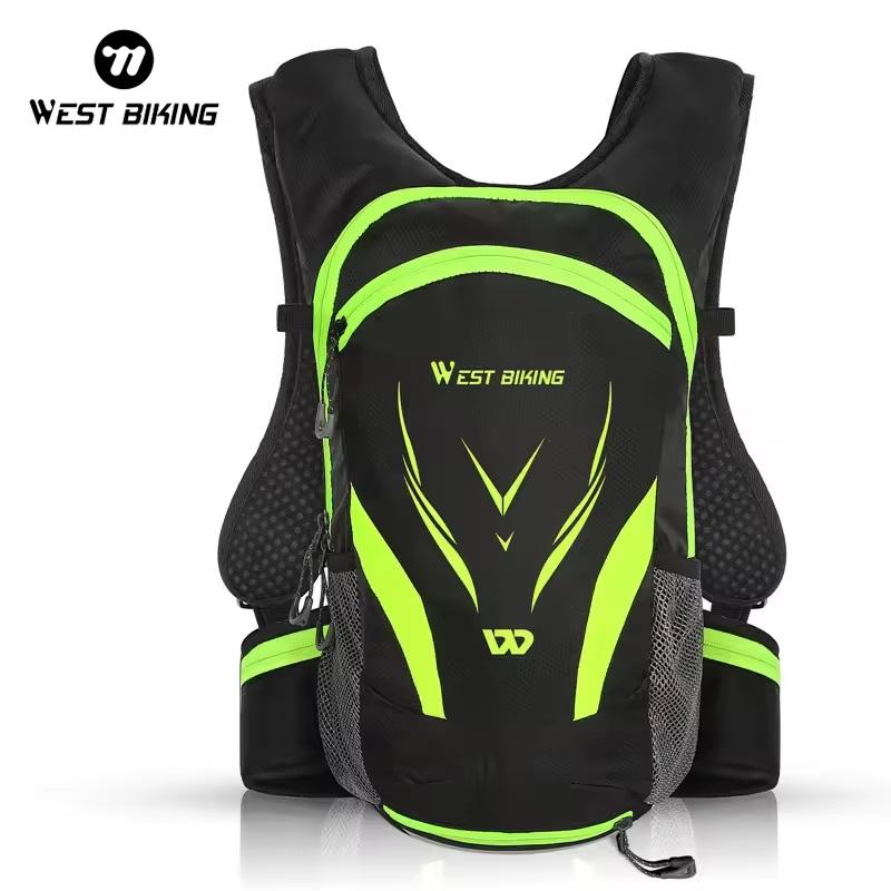WEST BIKING Waterproof Bike Bag Cycling Sports Hiking Hydration Pack Backpack - Foto 5