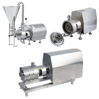 Pompe d'homogénéisation haute vitesse pour le mélange de liquides, de poudres et d'émulsions laitières, et la production de mayonnaise