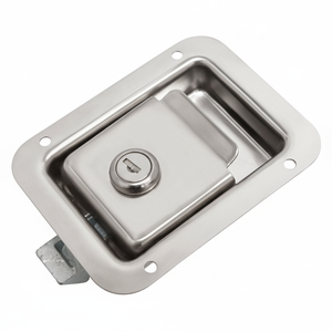 KB METAL Loquet plat en acier inoxydable AL-1239-1 serrures et sangles d'armoire - Product Image 1