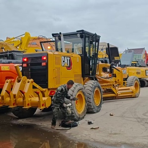 Niveleuse sur pneus CAT 140GC d'occasion en bon état, niveleuses CAT 140H 140GC 120K 120GC, niveleuse à moteur Caterpillar 160G 140G 120G, vente chaude - Product Image 1