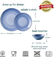 Assiette à steak créative style Ins avec bordure de perles, assiette de petit-déjeuner occidentale pour la maison, assiette en mélamine, bol rond, vaisselle