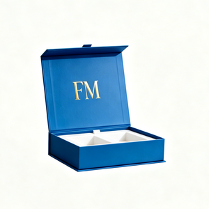 OEM Custom Gold Foil Logo Luxury Gift Box with Magnetic Closure & Bespoke Insert - Sustainable Rigid Paperboard Box Wholesale - Product Image 1