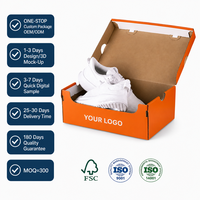 Boîtes en carton, boîtes cadeaux, vente en gros, logo personnalisé, boîte d'expédition pour l'emballage de chaussures, carton ondulé E-Flute 1,5 mm